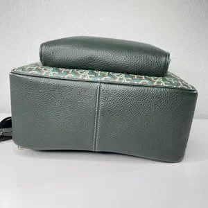 COACH Court Backpack Olive Green Leather Monogram Logo Coach | Bags | Coach Court Backpack Olive Green Leather  main image 2